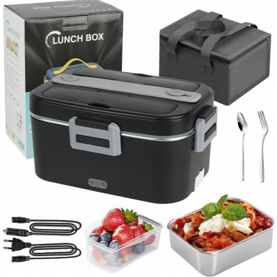 Ohřívací box na jídlo 12V/230V, Barvy Šedá – Zbozi.Blesk.cz