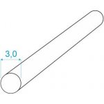 003/000-Q0060-259 PROFIL SILIKONOVÝ KRUHOVÝ - Bílý kruhový profil ze silikonu 60°Shore – Hledejceny.cz