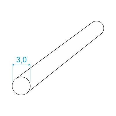 003/000-Q0060-259 PROFIL SILIKONOVÝ KRUHOVÝ - Bílý kruhový profil ze silikonu 60°Shore – Hledejceny.cz