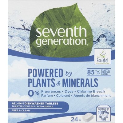 Seventh Generation AiO tablety do myčky Free & Clear 24 ks – HobbyKompas.cz