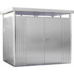 Biohort HighLine H2 dvoukřídlé dveře 254 x 174 cm stříbrný metalický 8000,802