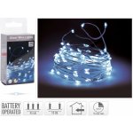 Koopman LED světelný řetěz na baterie 20 LED diod studená bílá, 100 cm – Hledejceny.cz