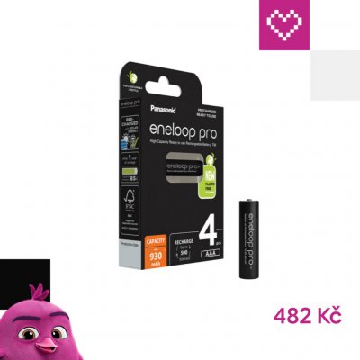 Panasonic Eneloop PRO AAA 4ks 4HCDE/4BE – Zboží Živě