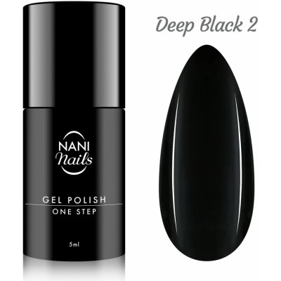 NANI gel lak One Step Deep Black 5 ml – Zboží Dáma