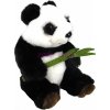 Plyšák Panda s listem 18 cm