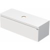 Koupelnový nábytek Emmy Design MATY DESK 100 cm bílá mat se jednou zásuvkou pro UM na desku (A3416)