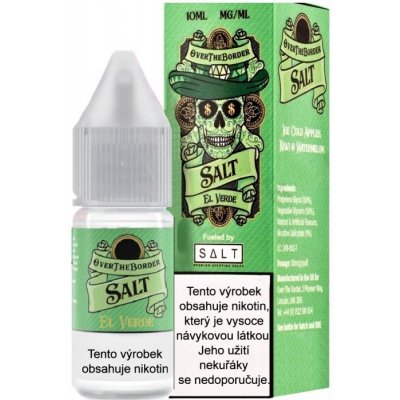 Juice Sauz SALT The Border El Verde 10 ml 10 mg – Zboží Mobilmania