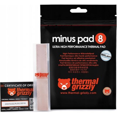 Thermal Grizzly Minus Pad 8 - 120 x 20 x 0,5 mm 2 ks TG-MP8-120-20-05-2R – Zboží Mobilmania