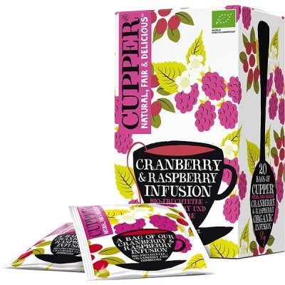 Cupper Čaj Infusion Bio brusinka malina 50 g – Zboží Mobilmania