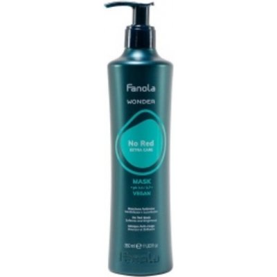 Fanola Wonder No Red Extra Care Mask neutralizující maska pro tmavé vlasy 1000 ml – Zboží Dáma