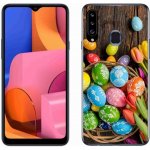 Pouzdro mmCase Gelové Samsung Galaxy A20s - velikonoční vajíčka