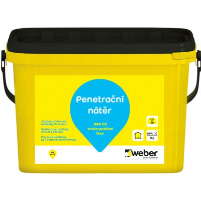 Penetrace weberpodklad floor 5 kg – Zboží Mobilmania