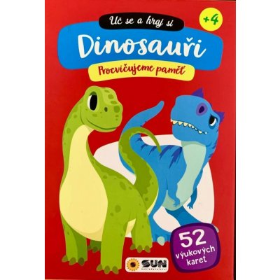 Uč se a hraj si Dinosauři 52 výukových karet – Sleviste.cz