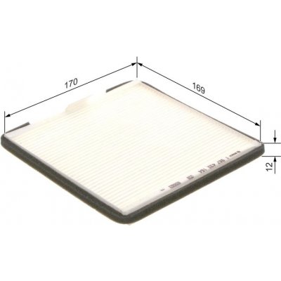 Kabinový filtr BOSCH (BO 1987432164) – Sleviste.cz