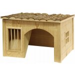 Kerbl Domeček pro králíky z přírodního dřeva 42 x 34,5 x 27 cm – Sleviste.cz