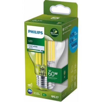 Philips 8719514343801 LED FILAMENTOVÁ ŽÁROVKA 1X4W/60W E27 840LM 4000K – Hledejceny.cz