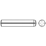 TOOLCRAFT TO-5437704 válcový rýhovaný kolík 10 mm ocel 25 ks – Hledejceny.cz