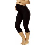 Těhotenské legíny leggins short black černá – Zboží Mobilmania