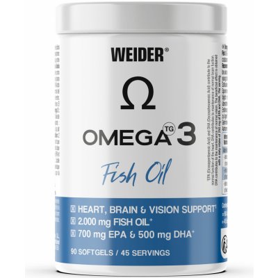 Weider Omega 3 Fish Oil 90 kapsúl – Hledejceny.cz