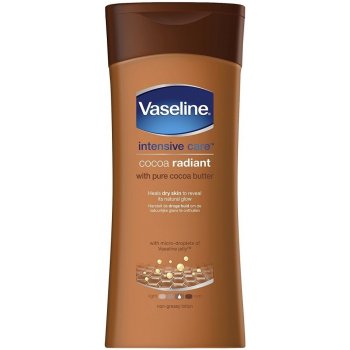 Vaseline Intesive tělové mléko pro suchou pokožku (Cocoa Radiant with Pure Cococa Butter) 200 ml