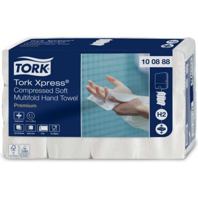 Tork Xpress Multifold, H2, 2 vrstvy, 12 x 170, 2040 útržků, 100888 – Zboží Dáma