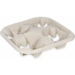 WIMEX Podnos papírový na 4 kelímky 21 x 21 cm – Zboží Dáma