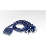 Aten CS-64U KVM elektronický přepínač, pro 4 PC, 1xVGA, 1xkláv., 1xmyš, 2xUSB, mini – Hledejceny.cz