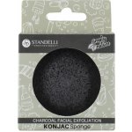 Standelli Professional Odličovací houbička Konjac s aktivním uhlím – Zboží Dáma