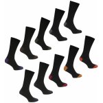 Lee Cooper 10 Pack Socks Mens Black Asst – Zboží Mobilmania