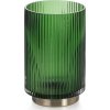 Váza AmeliaHome Skleněná váza GALLO tmavě zelená Rozměr: 12x25,5