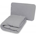 BabyMatex Mušelínový set Světle šedý 135x100 40x60 – Zboží Dáma