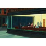 Plakát, Obraz - Edward Hopper - Nighthawks, 120 × 80 cm – Zboží Mobilmania