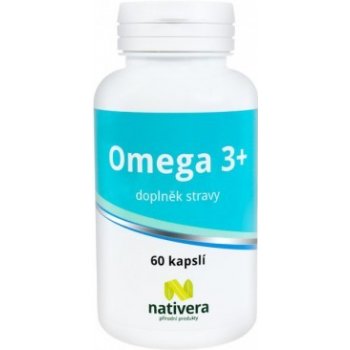 Nativera Omega 3 na srdce a cévy 60 kapslí