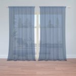 Sablio Záclony Modrá 2: 2ks 150x250cm – Hledejceny.cz