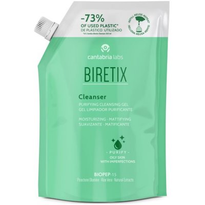 Biretix cleanser čistící gel pro mastnou pleť náhradní náplň 400 ml – Zbozi.Blesk.cz