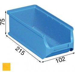 Allit Plastové boxy na drobný materiál 102x215x75 mm žluté