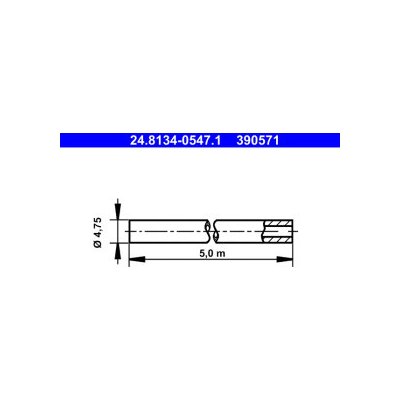 Brzdové potrubí ATE 24.8134-0547.1