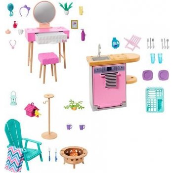 Mattel Barbie Stylový nábytek Toaletní stolek HJV35