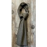 Kašmírový šál hnědošedý hnědá – Zboží Dáma
