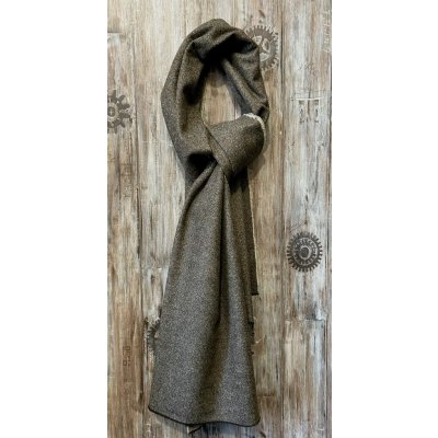 Kašmírový šál hnědošedý hnědá – Zboží Dáma