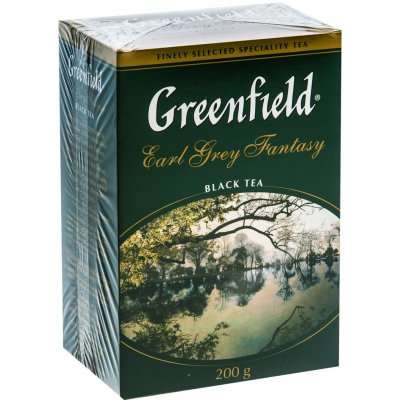 Greenfield Černý čaj sypaný Earl Grey Fantasy 200 g – Hledejceny.cz