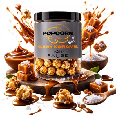Pop Pause Popcorn Slaný Karamel 125 g – Sleviste.cz