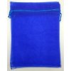 Dárkové tašky Dárkový sáček organza 7,5x10cm královská modrá