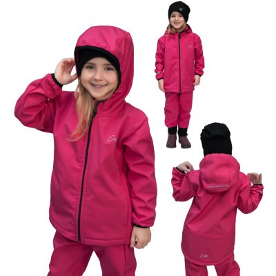 Esito dětská softshellová bunda Duo Raspberry pink – Hledejceny.cz