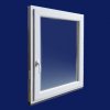 Okno DOMO-OKNA Plastové okno bílé 80x85 cm (800 x 850 mm) - pravé