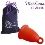 MeLuna Classic Menstrual Cup Menstruační kalíšek so slučkou velikost M červený – Zboží Dáma