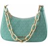 Kabelka Michael Kors CORA seafoam monogram crossbody medium dámská kabelka