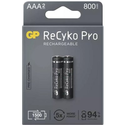 GP ReCyko+ Pro Professional AAA 800 mAh 1ks B2218 – Zboží Živě