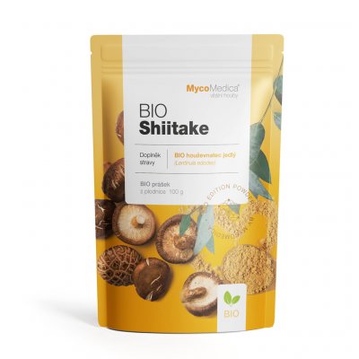 Mycomedica Shiitake prášek BIO 100 g – Hledejceny.cz