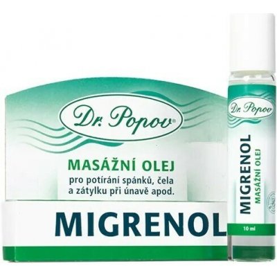 Dr.Popov Migrenol roll-on masážní olej 10 ml – Hledejceny.cz